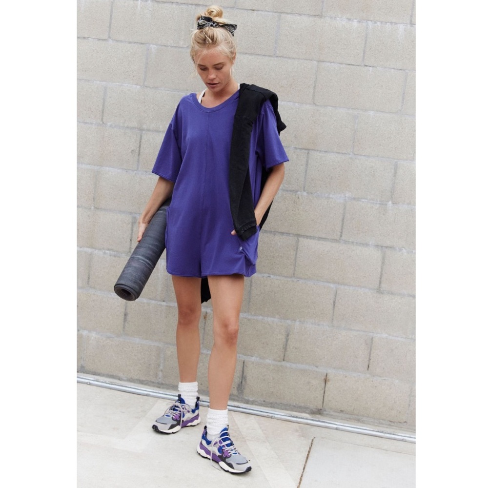 Free People Movement Hot Shot Tee romper